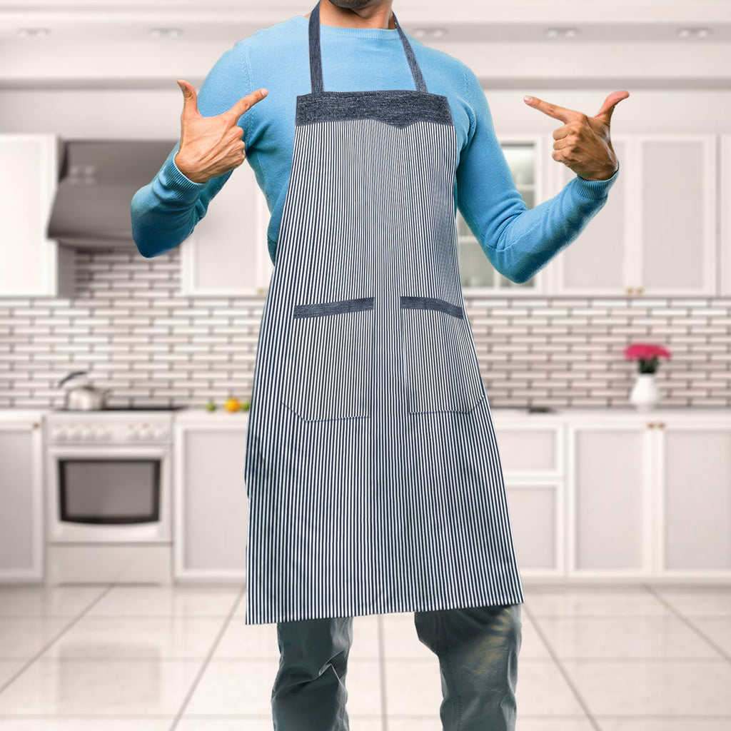 Cooking Apron for Women with Double Pocket~5452