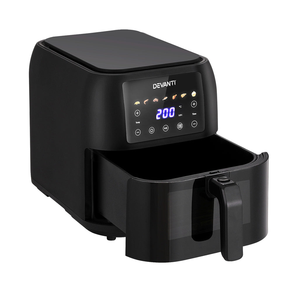 DEVANTI Air Fryer 8L -LCD Touch Panel Control